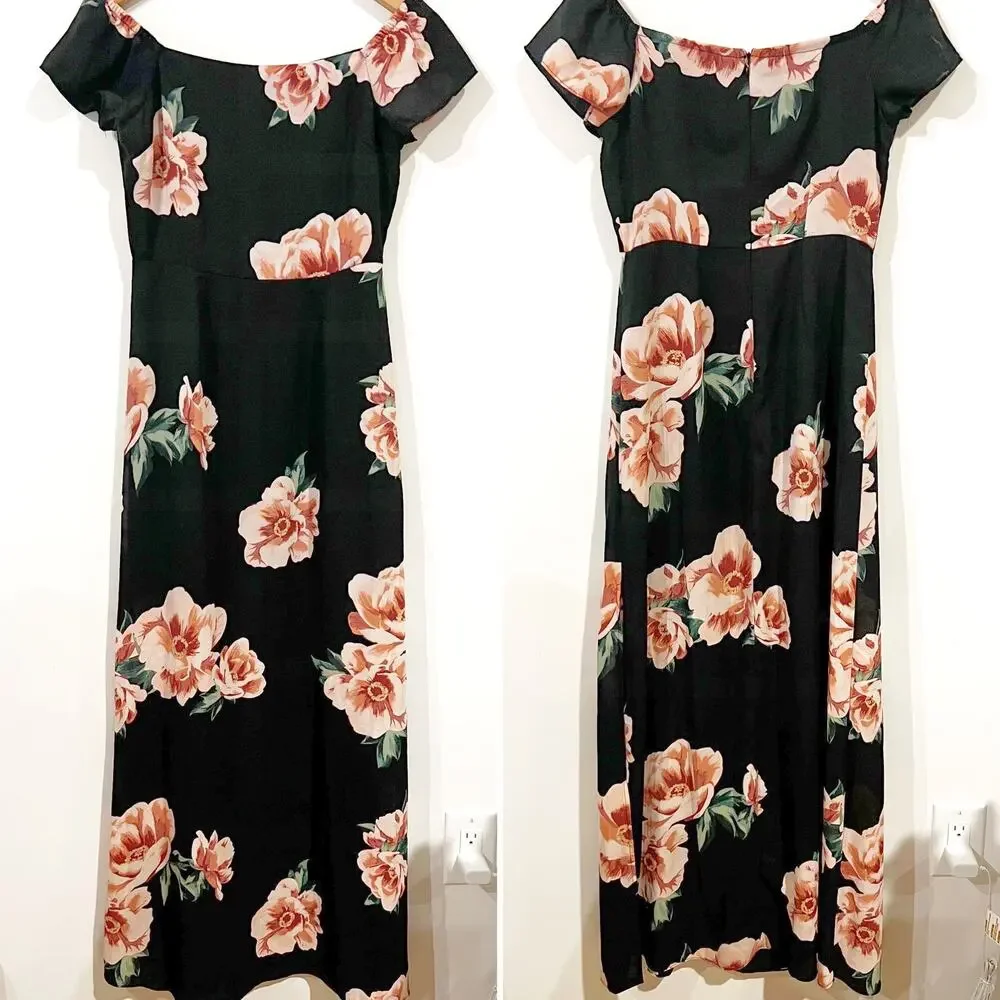 Forever21 Contemporary Floral Maxi Dress Size XS - Picture 5 of 11